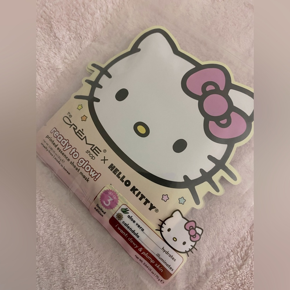 HELLO KITTY X THE CRÈME SHOP SHEET MASK